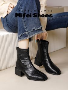 MIFEI | Giày Cao Gót Co Dãn Cho Phụ Nữ Đen