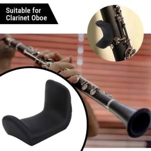 Rubber Thumb Rest Comfortable Cushion for Clarinet Oboe Finger Support Pad for Musicians Professionals Practice Performance
