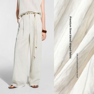 BEIQIANI | Retro Style Reversible Linen Shirt and Shorts Set