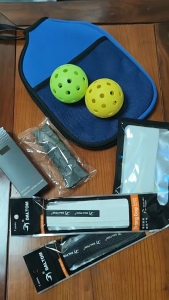 Pickleball Accessory Set | Paddle Cover Pickle Balls Anti-Slip Overgrip Silicone Handle Grip Protector Complete Kit For Pickleball Players