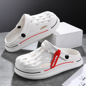 Mens Summer Outdoor Wearable Clog Shoes 2023 Driving Cool Slippers Wear Resistant Anti-Slip Soft Bottom Beach Sandals