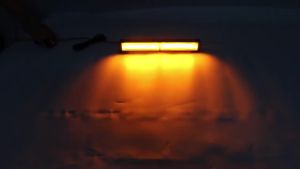Đèn LED COB 12 Inch Thanh Đèn Làm Việc Đèn Cảnh Báo Khẩn Cấp Cho Ô Tô Thuyền Xe Tải Đèn Nháy Trắng Hổ Phách Đỏ Xanh Dương 12V 24V Đèn Lưới Nóc Đèn Chạy Ban Ngày (DRL)