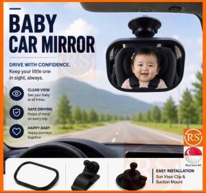 ❤️Car Baby Mirror❤️Adjustable Baby Rear Mirror Blindspot Infant Safety Car Seat Child Care ❤️SG Seller❤️