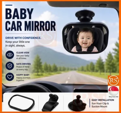 ❤️Car Baby Mirror❤️Adjustable Baby Rear Mirror Blindspot Infant Safety Car Seat Child Care ❤️SG Seller❤️
