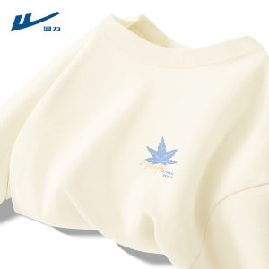 Loose Fit Cotton Short Sleeve Mens T-Shirt Blue Summer Casual Style Half Sleeve Printed Youth Trendy Top Breathable Summer Tee