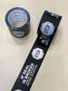 White on Black Warning Words Adhesive Tape for Sealing Boxes: A Comprehensive Guide