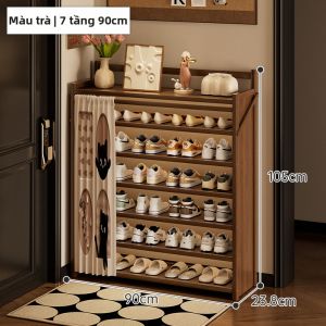 ZHUSHANXIA | Giá Để Giày Tiết Kiệm Không Gian Đa Tầng Không Cần Lắp Ráp