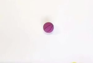 EELHOE | 6CM High Elastic Mini Hollow Rubber Basketball Decompression Bouncing Ball For Kids Outdoor Beach Sports Game Entertainment