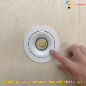 PLH OLA Round Recessed GU10/MR16 Light Bulb Casing