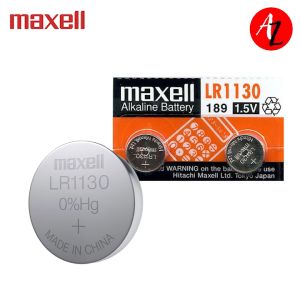 Maxell LR1130 Alkaline Button Cell Battery Long-Lasting Power for Watches Calculators Toys Clocks and Small Devices