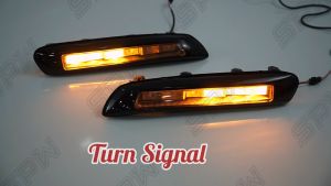 Perodua Myvi Facelift G3 MG3 (2022-2025) DayLight DRL Cover Front Bumper LED Fog Spot Lamp Light Signal Foglamp Foglight Spotlight Sequential Running Signal Light 2022 2023 2024 2025