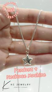 KC Jewelry S925 Silver Filigree Lucky Star Pendant