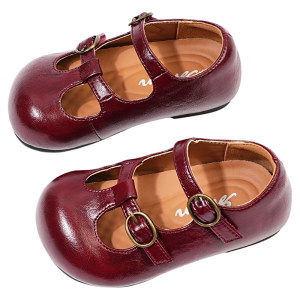SOUMON | Princess Style Girls Leather Shoes Suitable for Spring Autumn