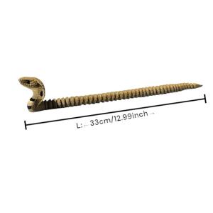 2026**3D Printed King Cobra Statue Realistic Modeling Realistic Modeling Snake Ornaments Tabletop Display***