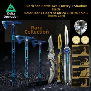 MINGZHUO | Alloy Unsharpened Arctic Star Spring Knife Model