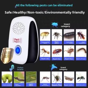 MONLEYTA | High-Power Ultrasonic Electronic Cat Repeller Mouse Killer New 2025 Home Use Mouse Control Device Powerful Sound Wave Maker