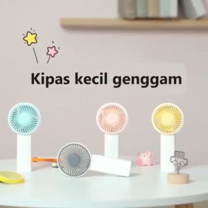 Kipas Angin Genggam Mini Portable Bentuk Buah Bahan Silikon Warna Permen Untuk Outdoor Mini Fan