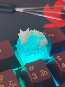 Resin Transparent Stylish Keel Key Cap Zodiac Chinese Style Element ESC Single Key Cap Creative Customization Key Cap