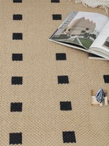SAIBOSI | Luxury Antique Style Durable Brown Wool Carpet