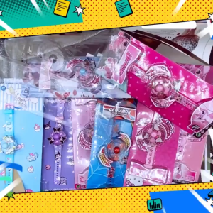 Jam Tangan Anak Spinner Toggle Rotation Music Light Sounds Dengan Karakter Lucu Kuromi Ben10 Spiderman kamimurah Jam Spinner