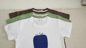 2-7T Kids Summer T-shirt Cartoon Fruit Boys Tee Ventilate Girls Tops Loose Versatile Children Clothes