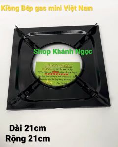 Kiềng bếp gas mini vuông bếp du lịch loại thông dụng hàng việt nam- KT vuông 21cm