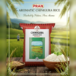 Mughal PRAN Aromatic Chinigura Rice 1 kg - Rasai Aroma Asli Beras Wangi dari Mughal PRAN