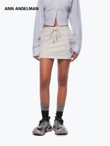 ANN ANDELMAN | Diamond Pattern Hugging Mini Skirt