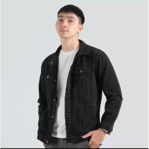 Jaket Jeans Pria Blueblack