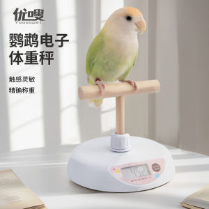 Interactive Electronic Gram Scale Set T-Platform Bird Weighting Tool Small Pet Supplies Digital Recordation for Parrots
