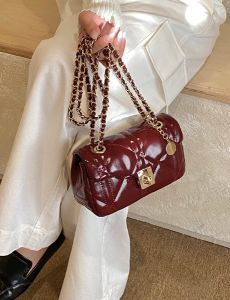 Lingge small square bag womens 2026 spring new chain bag single shoulder crossbody bag