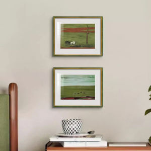 YASISHA | Elegant French Mid-Century Style Abstract Art Wall Hanging