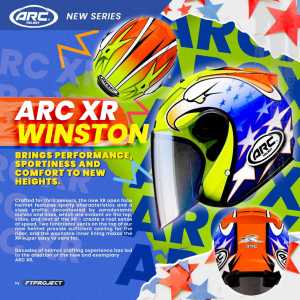 ➡️ KingzGarage ⬅️ Helmet ARC XR Winston Orange