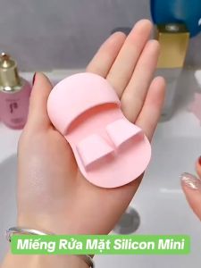Bàn chải rửa mặt silicon bàn chải massage mini đeo ngón tay làm sạch sâu làn da - LT Grocery