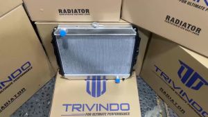 RADIATOR ASSY ISUZU PANTHER KAPSUL MT MANUAL TRANSMISI FULL ALUMINIUM ALMINIUM MERK TRIVINDO