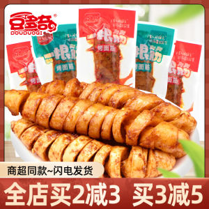 Hand-Torn Spicy Roasted Tofu Snack Instant Ready-To-Eat Bean Dry Goods Snack Doudouqi One-Strand Meatless Delight