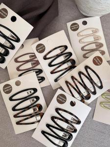 Womens Hollow out Waterdrop Hair Clips Side Bangs Styling BB Clips Fresh out Fashion Hair Accessories Korean Style Hairpins