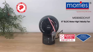 Morries 6 Inch (BLDC Motor) High Velocity Fan MS906DCHVF