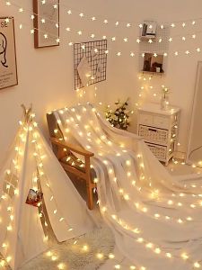 Lampu LED Tumbler Bintang 1.5/3/6/10METER 10/20/40/100Lampu RENBOW Hias Natal Model Bintang Warna white Tumblr Dekorasi Ruangan Pohon Kamar Tidur Pengaturan pernikahan berkemah adegan pemotretan Tahan Air Murah