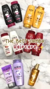 LOREAL PARIS Elseve Shampoo 280ml - Total Repair 5 | Fall Resist 3X | Extraordinary Oil - Hair Care