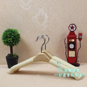 High Quality Solid Wood Seamless Adult Sponge Clothes Hanger Pants Hanger Anti-Slip Anti-Wrinkle Foam Clothes Hanger 10 Pieces