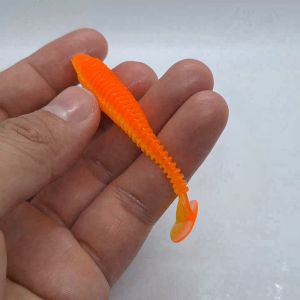 ปลายาง (10 ตัว/แพ็ค) ขนาด 5.5 cm. / 6.5 cm. / 7 cm. / 7.5 cm. แถมชุดเบ็ดเท็กซัสทุกซอง