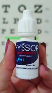 Hyssop Mineral Drops 15ml Concentrated Natural Minerals for Daily Wellness