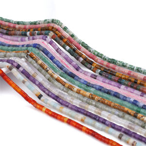 38cm/STR 2x3mm màu xanh dương tự nhiên sodalite mã não đỏ hạt đá cho Diy Vòng Cổ Vòng tay làm đồ trang sức