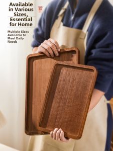 YAGANG | Bamboo Rectangular Thickening Water Draining Storage Tray