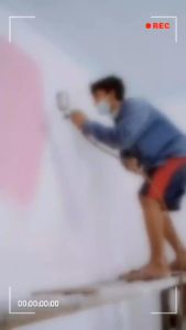 SPRAY GUNS F75 Tabung Atas ALAT CAT SEMPROT F75 TABUNG ATAS + SELANG 9METER