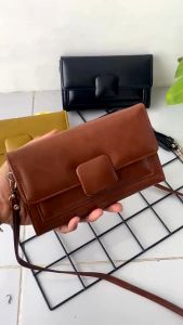 Dompet Wanita SILVIA Free Tali panjang Bahan Leather Premium