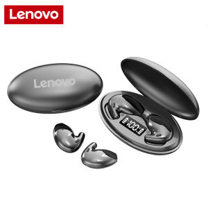 ♥100% sản phẩm gốc + Miễn phí vận chuyển♥Lenovo D90 Tai nghe bluetooth đúng thể thao không dây màn hình hiển thị kỹ thuật số không quy nạp đeo tai nghe ngủ