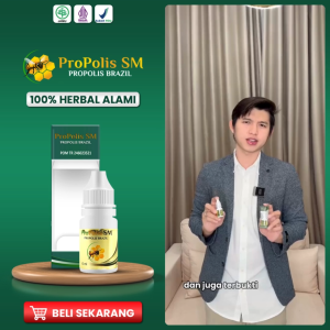 Obat Telinga Berair Obat Telinga Bau Busuk Obat Congek Obat Telinga Tuli Budeg Obat Telinga Berdengung Obat Telinga Tersumbat Obat Telinga Sakit Keluar Nanah Obat Infeksi Telinga - Propolis SM Brazil 100% Original