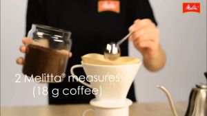 Original Melitta Coffee Filters Aroma 1x2 40 filter bags (4-6 cups)   [Germany Product] Tiny Holes Concentrated Taste New Design!! New Arrival!!!